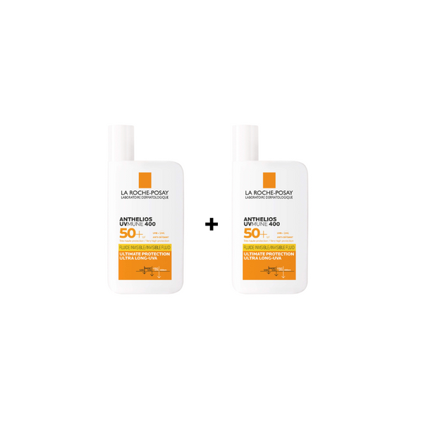 LA ROCHE-POSAY SPF 50+ INVISIBLE FLUID ULTIMATE PROTECTION ULTRA LONG-UVA 50ml + 1 FREE