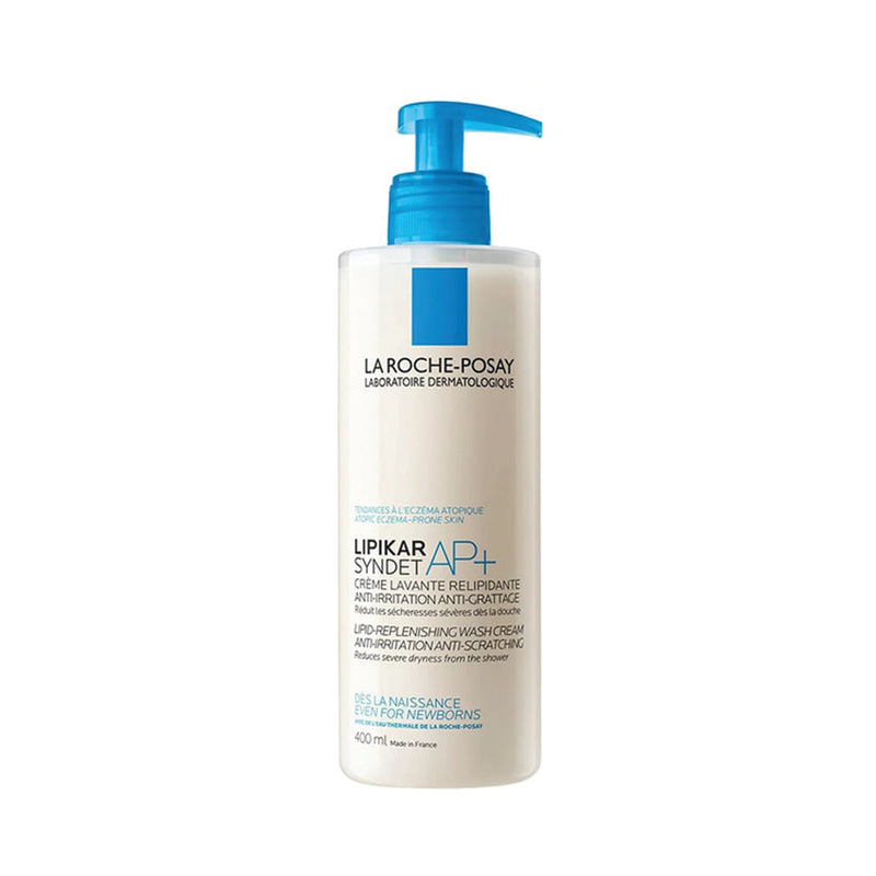 LA ROCHE-POSAY LIPIKAR SYNDET AP+ LIPID-REPLENISHING CREAM WASH, 400ml